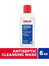 Band-Aid Brand Pain Relieving Antiseptic Cleansing Liquid, 6 fl. oz