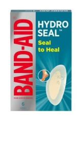 Band-Aid Brand Hydro Seal Hydrocolloid Gel Heel Bandages, 6 Ct