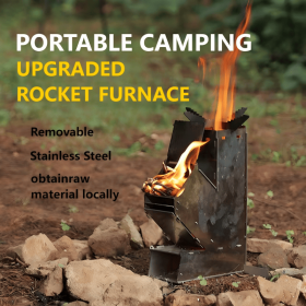 Ultra - Portable Outdoor Stove, 4.53×2.17×7.09 Inches Compact Size, 613g Lightweight for Backpacking