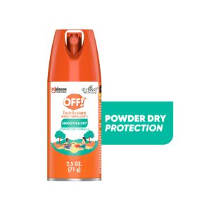 OFF! FamilyCare Insect Repellent I, Smooth & Dry Bug Spray, 2.5 fl oz, 1 ct