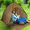 Pop Up Beach Tent Sun Shade Shelter Anti-UV Automatic Waterproof Tent Canopy for 2/3 Man w/ Net Window Storage Bag for Outdoor Beach Camping Fishing P