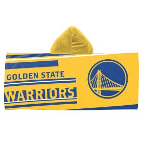 WARRIORS Juvy Hooded Beach Towel
