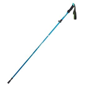 Folding Outdoor Handrails Trekking Walking Sticks (Color: Sky Blue, Type: Walking Sticks)